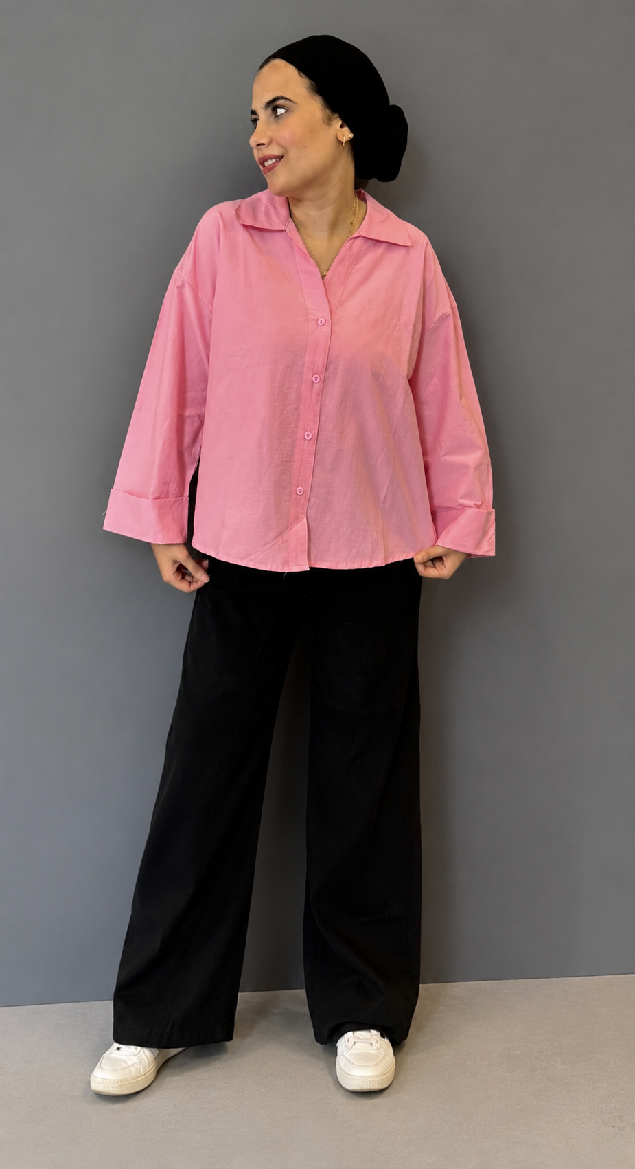 c90de10d-fbe3-4caf-8b86-9a7c0769012b Gabardine Crop Shirt - Image 1